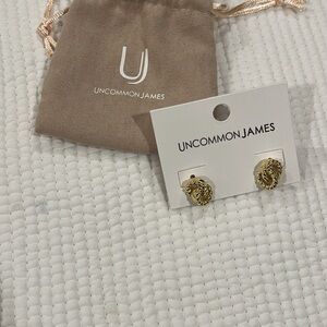 Uncommon James Eternity Stud Gold Earrings